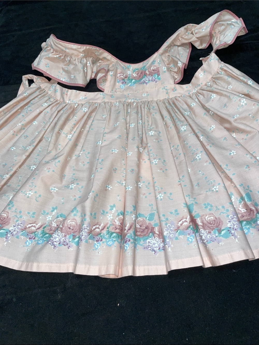 Girl’s DAISY KINGDOM 1990s Daisy Kingdom dress is two-piece dress & apron. Sz 5 - Picture 8 of 14